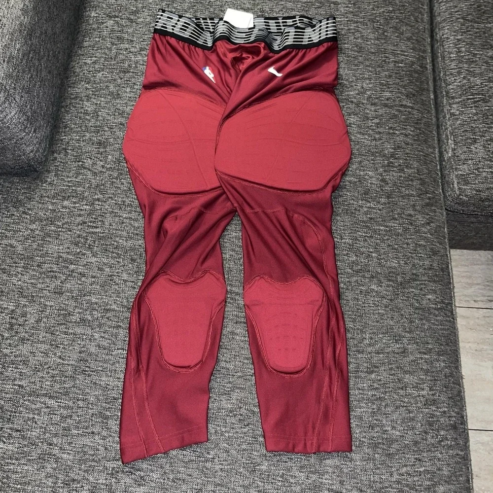 Nike Pro Jam Leggings Mens 3XLT Red Padded Compression Basketball 881963-677